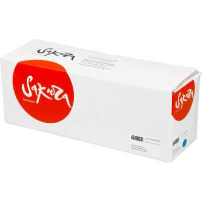 картридж Sakura SA46490631 голубой