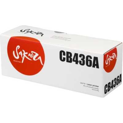 картридж Sakura SACB436A черный