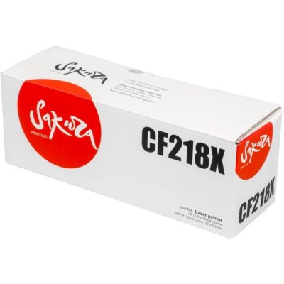 картридж Sakura SACF218X черный