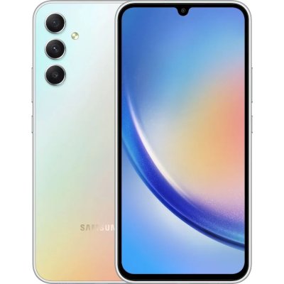 смартфон Samsung Galaxy A34 5G 6/128GB Silver SM-A346EZSASKZ серебристый