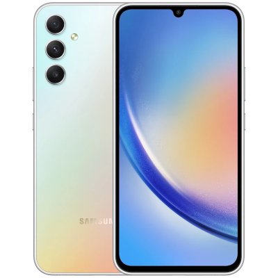 смартфон Samsung Galaxy A34 5G 8/256GB Silver SM-A346EZSETPA серебристый
