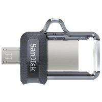 флешка SanDisk OTG USB Flash Ultra Dual 256GB SDDD3-256G-G46 Черный