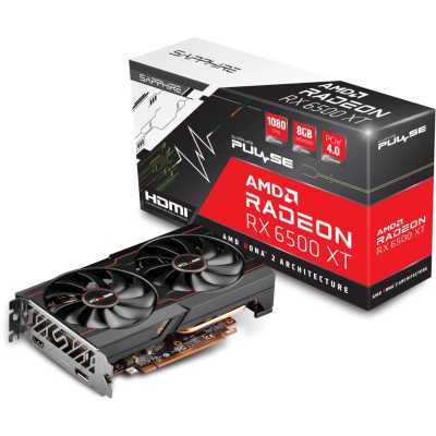 видеокарта Sapphire AMD Radeon RX 6500 XT Pulse Gaming OC 8Gb 11314-08-20G