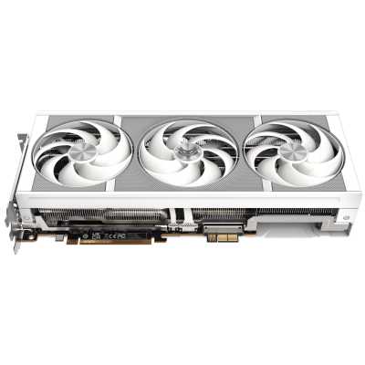 видеокарта Sapphire AMD Radeon RX 9070 XT Nitro+ OC PhantomLink Polar Edition 16Gb 11348-09-20G Белый
