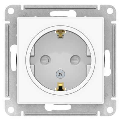 розетка силовая Schneider Electric AtlasDesign Art ATN200145 Белый