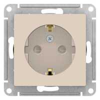 розетка силовая Schneider Electric AtlasDesign ATN000245 Бежевый