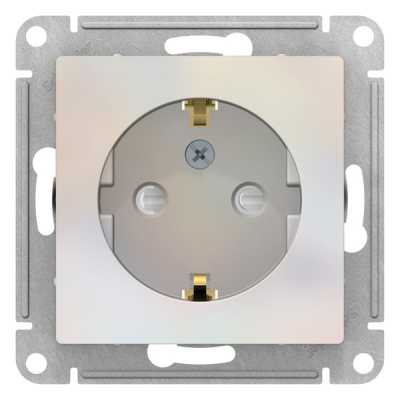 розетка силовая Schneider Electric AtlasDesign ATN000445 Жемчуг