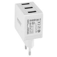 сетевое зарядное устройство Ginzzu GA-3315UW Белый