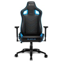 игровое кресло Sharkoon Elbrus 2 Black-Blue черно-синий
