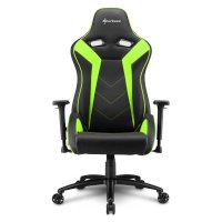игровое кресло Sharkoon Elbrus 3 Black-Green черно-зеленый