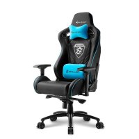 игровое кресло Sharkoon Skiller SGS4 Black-Blue черно-синий