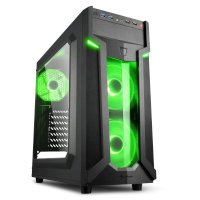 корпус Sharkoon VG6-W Green