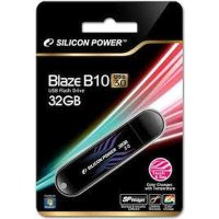 флешка Silicon Power 32GB SP032GBUF3B10V1B Черный
