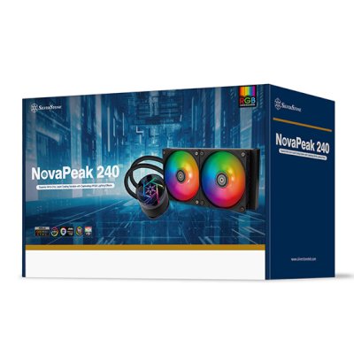 кулер SilverStone NovaPeak 240 ARGB SST-NP240-ARGB Черный