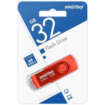 флешка SmartBuy 32GB SB032GB3TWR Красный