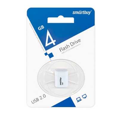 флешка SmartBuy 4GB SB4GBLara-W Белый