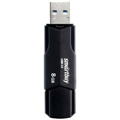 флешка SmartBuy 8GB SB8GBCLU-K3 Черный