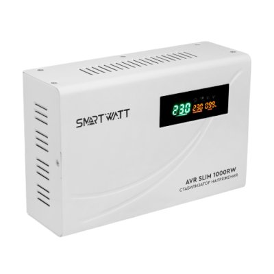 стабилизатор напряжения SMARTWATT AVR Slim 1000RW 4512020310001 Белый