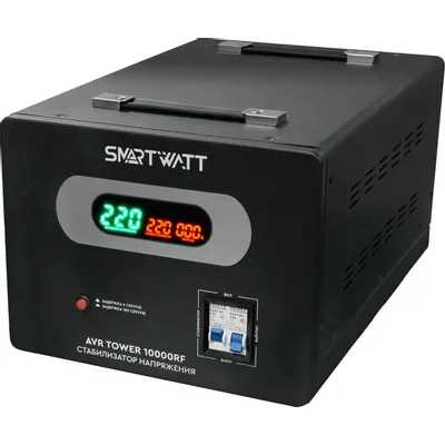 стабилизатор напряжения SMARTWATT AVR Tower 10000RF 4512020370003 Черный