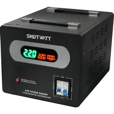 стабилизатор напряжения SMARTWATT AVR Tower 5000RF 4512020370005 Черный