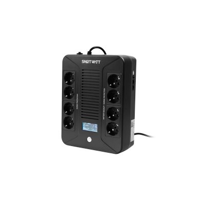 ИБП SMARTWATT Safe Pro LCD 600 3703020280001 Черный