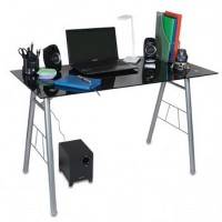 стол компьютерный Бюрократ GD-012/Black