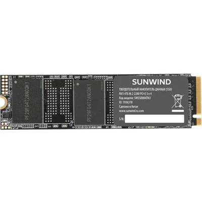 SSD диск SunWind NV3 4Tb SWSSD004TN3 Черный