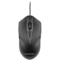 мышь SunWind SW-M100 Black Черный