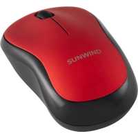 мышь SunWind SW-M200 Red/Black Красный