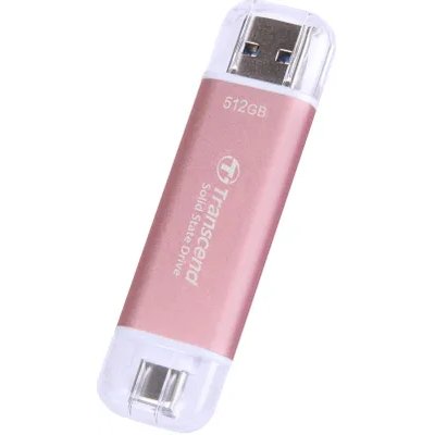 SSD диск Transcend ESD310P 512Gb TS512GESD310P Розовый