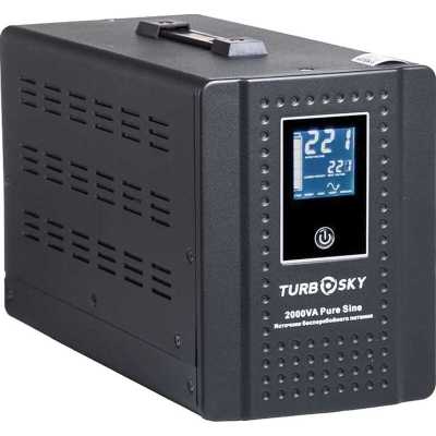 ИБП Turbosky 2000VA Pure Sine Черный