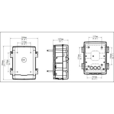 монтажная коробка UniView (UNV) TR-JB12-IN