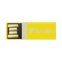 флешка Verbatim 4GB CLIP-IT Yellow