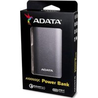 внешний аккумулятор A-Data AA10050QC-USBC-5V-CTI Серебристый