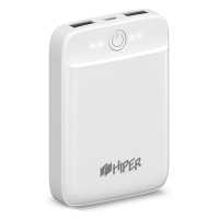 внешний аккумулятор Hiper Power Bank SL10000 White Белый