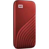 SSD диск WD My Passport 1Tb WDBAGF0010BRD-WESN Красный