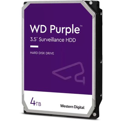 жесткий диск WD Purple 4Tb WD43PURZ Серебристый