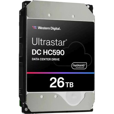жесткий диск WD Ultrastar DC HC590 26Tb WUH722626ALE6L4 0F65672 Серебристый