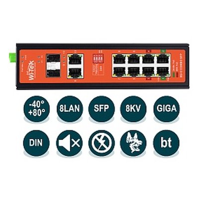 коммутатор Wi-Tek WI-PS310GF-I v2