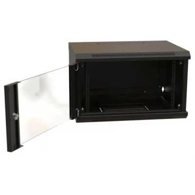 телекоммуникационный шкаф WRLine WR-TW-0966-GP-RAL9004 Черный