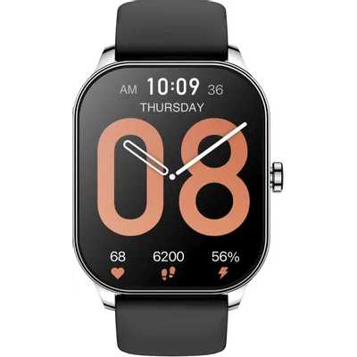 смарт часы Amazfit Pop 3S Black/Silver 6972596107095