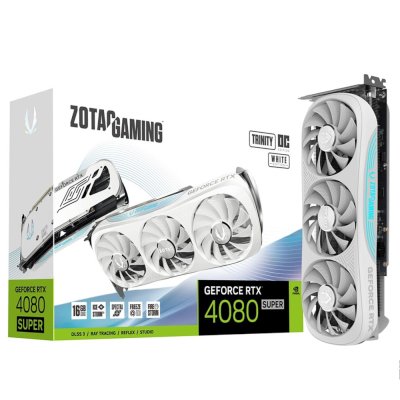 видеокарта Zotac nVidia GeForce RTX 4080 Super Trinity OC White 16Gb ZT-D40820Q-10P