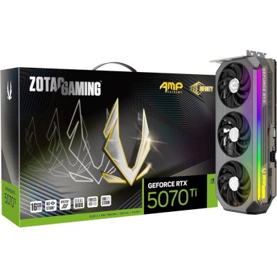 видеокарта Zotac nVidia GeForce RTX 5070 Ti AMP Extreme Infinity 16Gb ZT-B50710B-10P