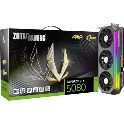 видеокарта Zotac nVidia GeForce RTX 5080 AMP Extreme Infinity 16Gb ZT-B50800B-10P